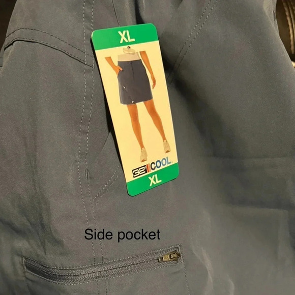 32 Degrees Cool Women's Tech Skort, Blue, Size XL - Picture 5 of 7